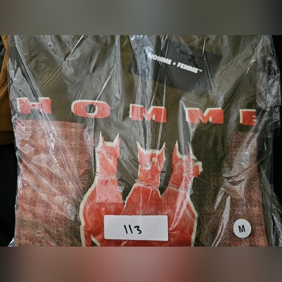 Homme Femme Doberman Hoodie - Picture 2 of 2